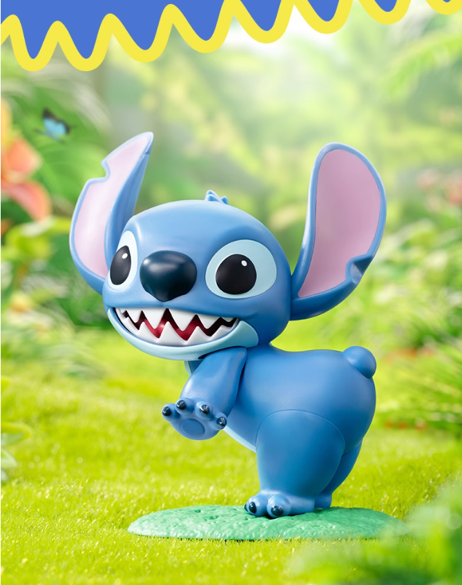 Stitch on the side of the series of clockwork movable
