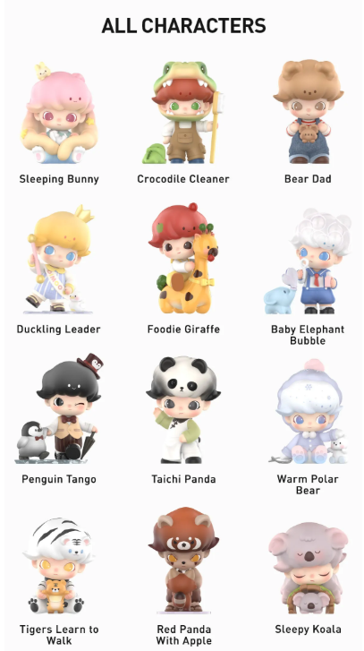 DIMOO Animal Kingdom Series Figures