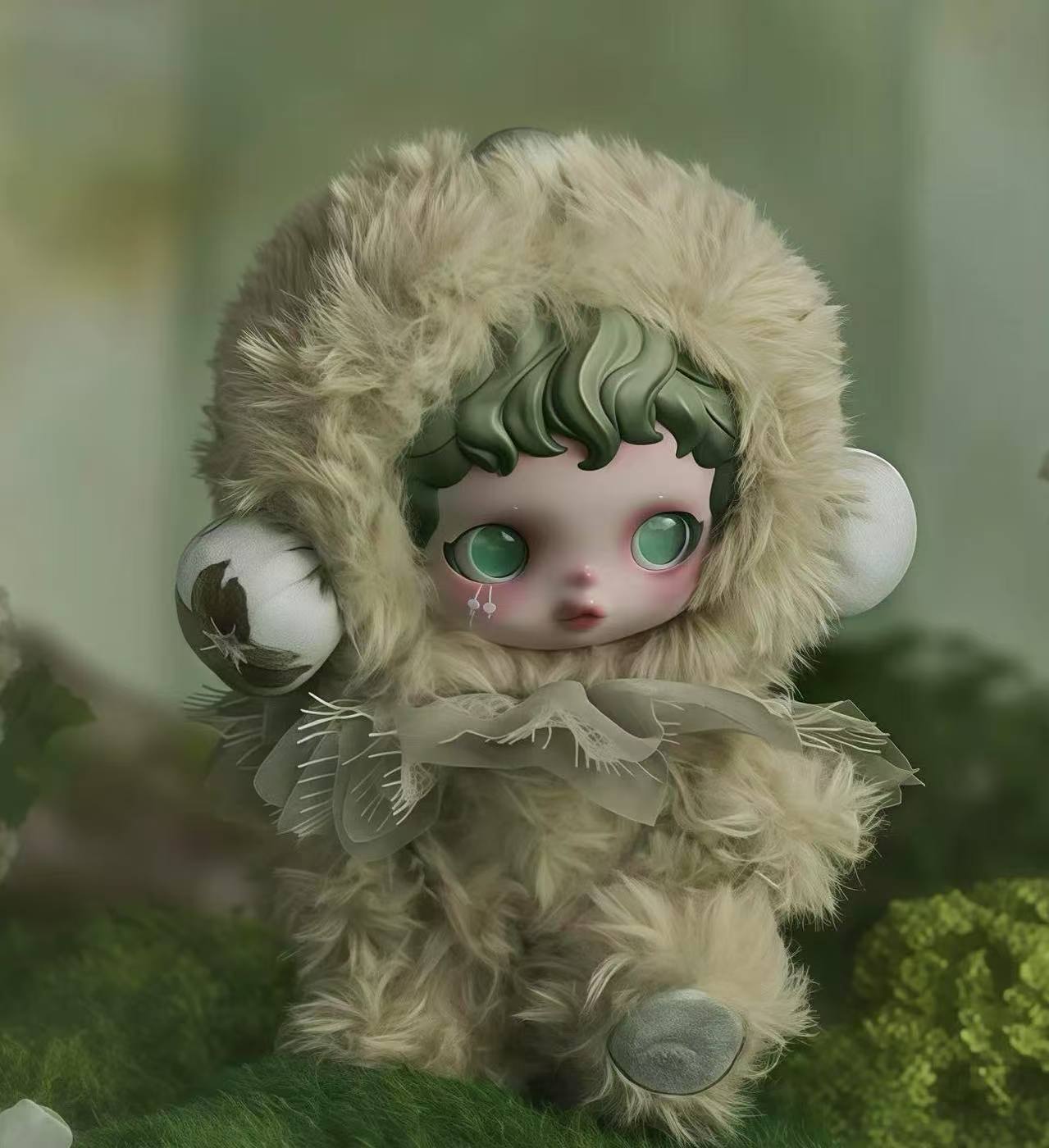 SKULLPANDA Light Weaving Garden Series Plush doll